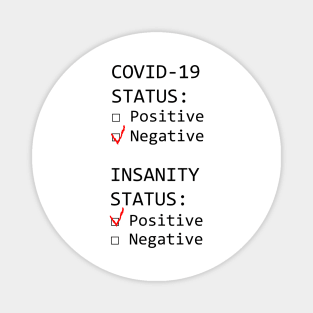 COVID-19 STATUS Magnet